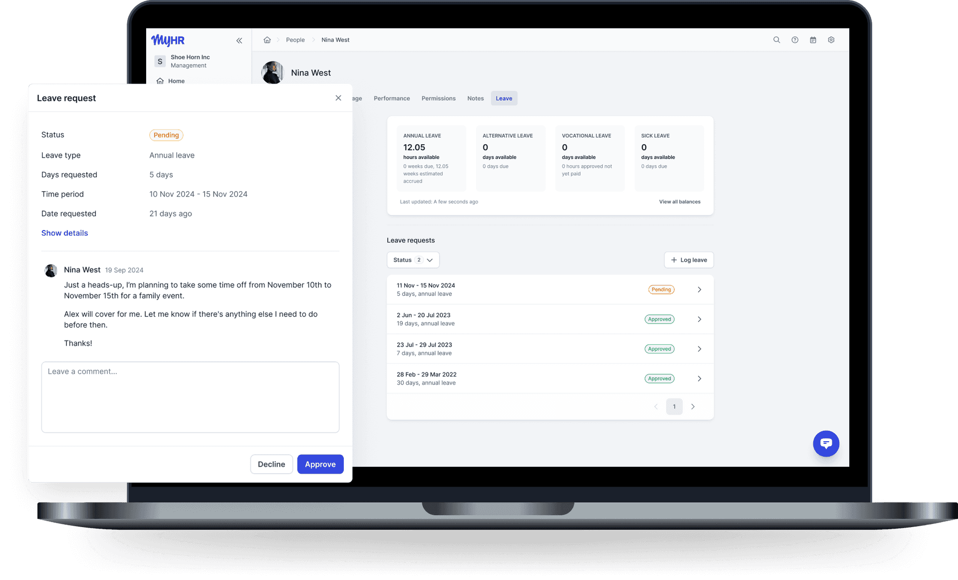 MyHR & PayHero Leave Management MyHR & PayHero Leave Management